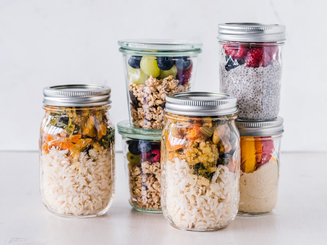 Healthy sustainable meal for men